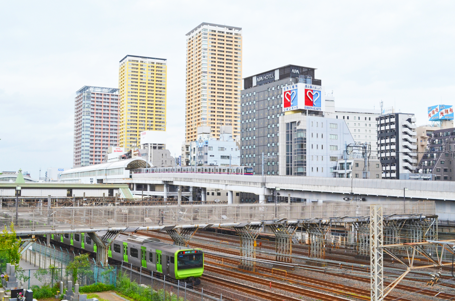 山手線駅_日暮里駅_マンション